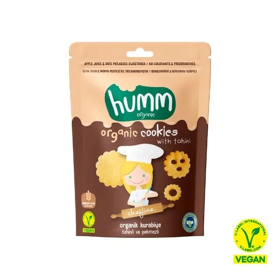 Humm Organic Chefline Tahinli Pekmezli Vegan Kurabiye 55 G x 3