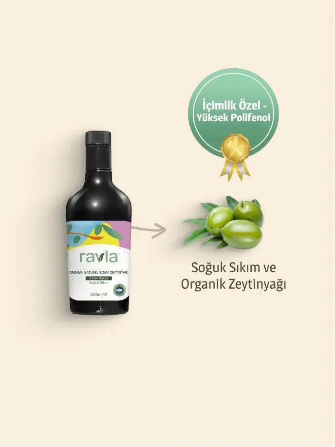 Ravla Kids Organik Erken Hasat Zeytinyağı 500 ml