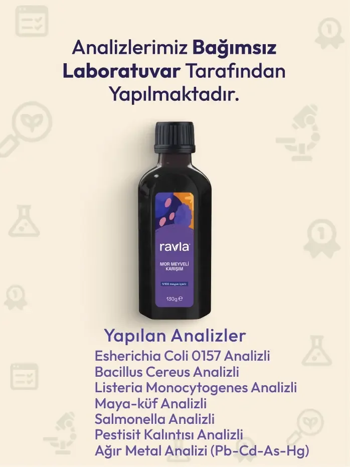 Ravla Mor Meyveli Karışım 130 gram