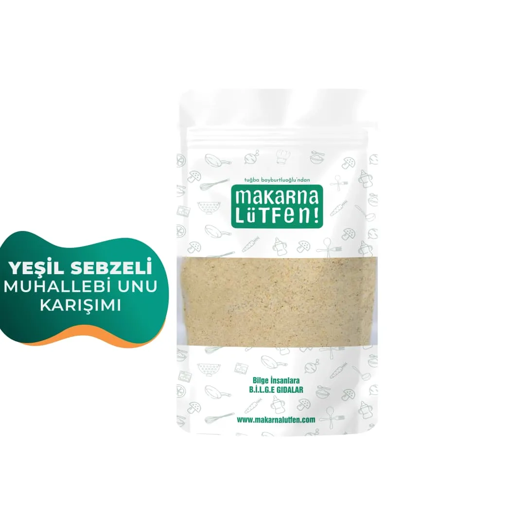 Makarna Lütfen Yeşil Sebzeli Muhallebi Unu Karışımı (+8 Ay - 200)