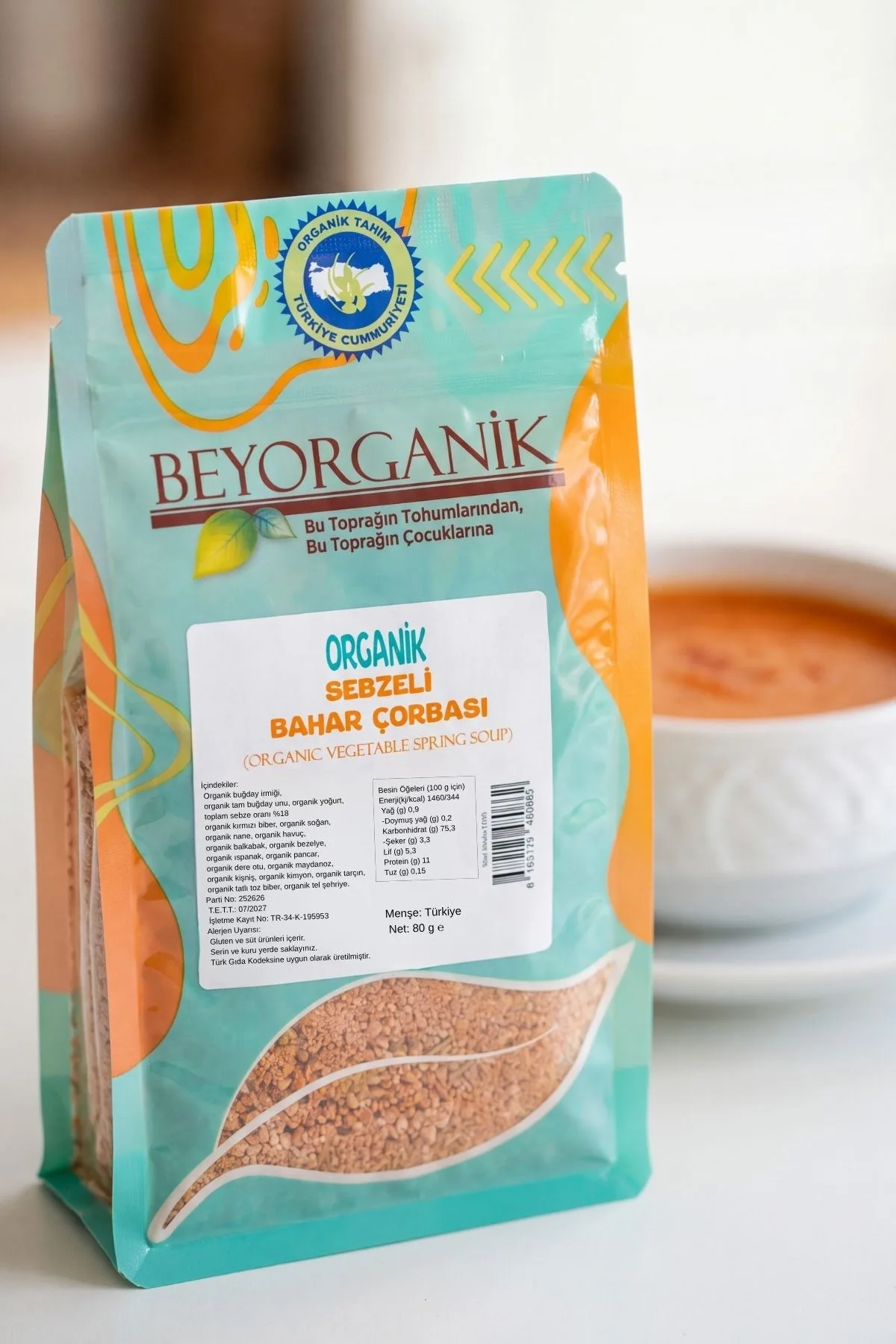 Beyorganik sebzeli bahar çorbası
