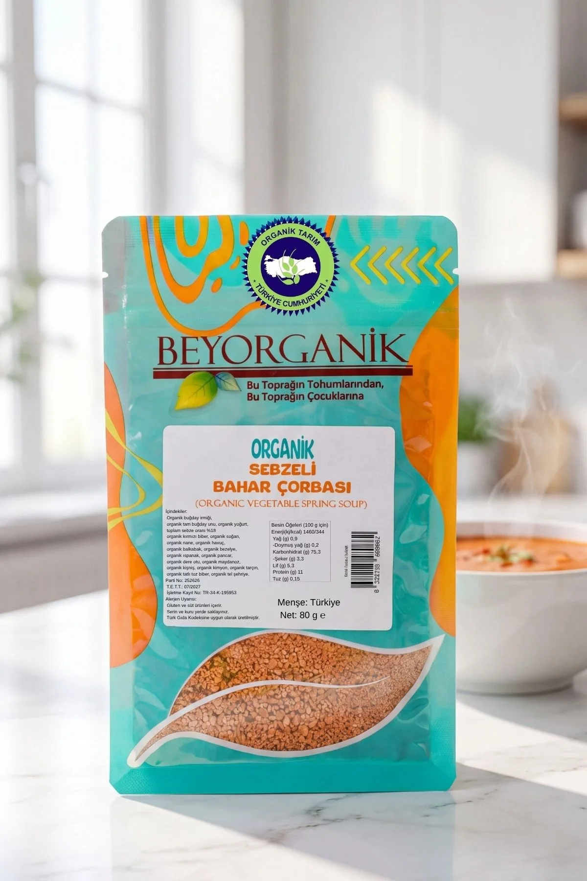 Beyorganik sebzeli bahar çorbası