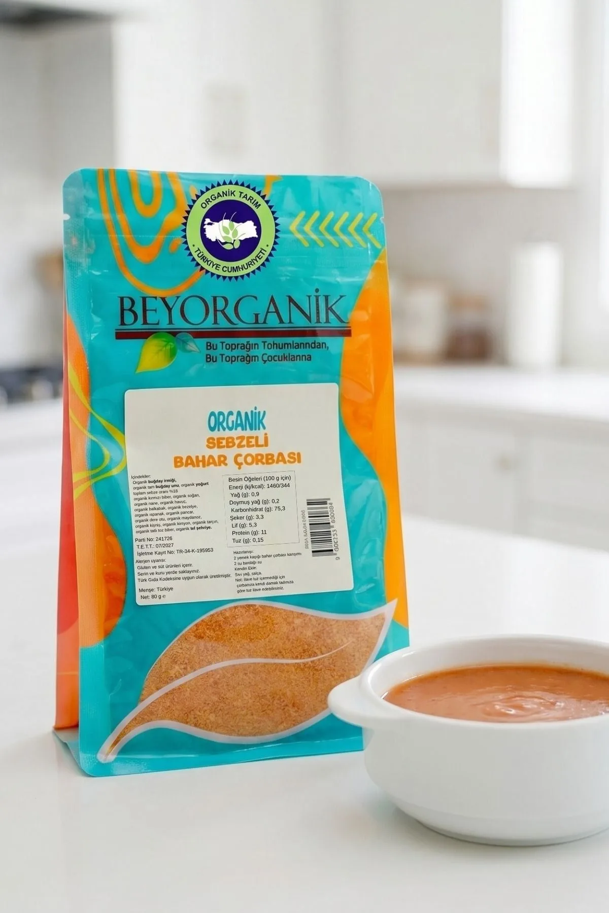 Beyorganik sebzeli bahar çorbası