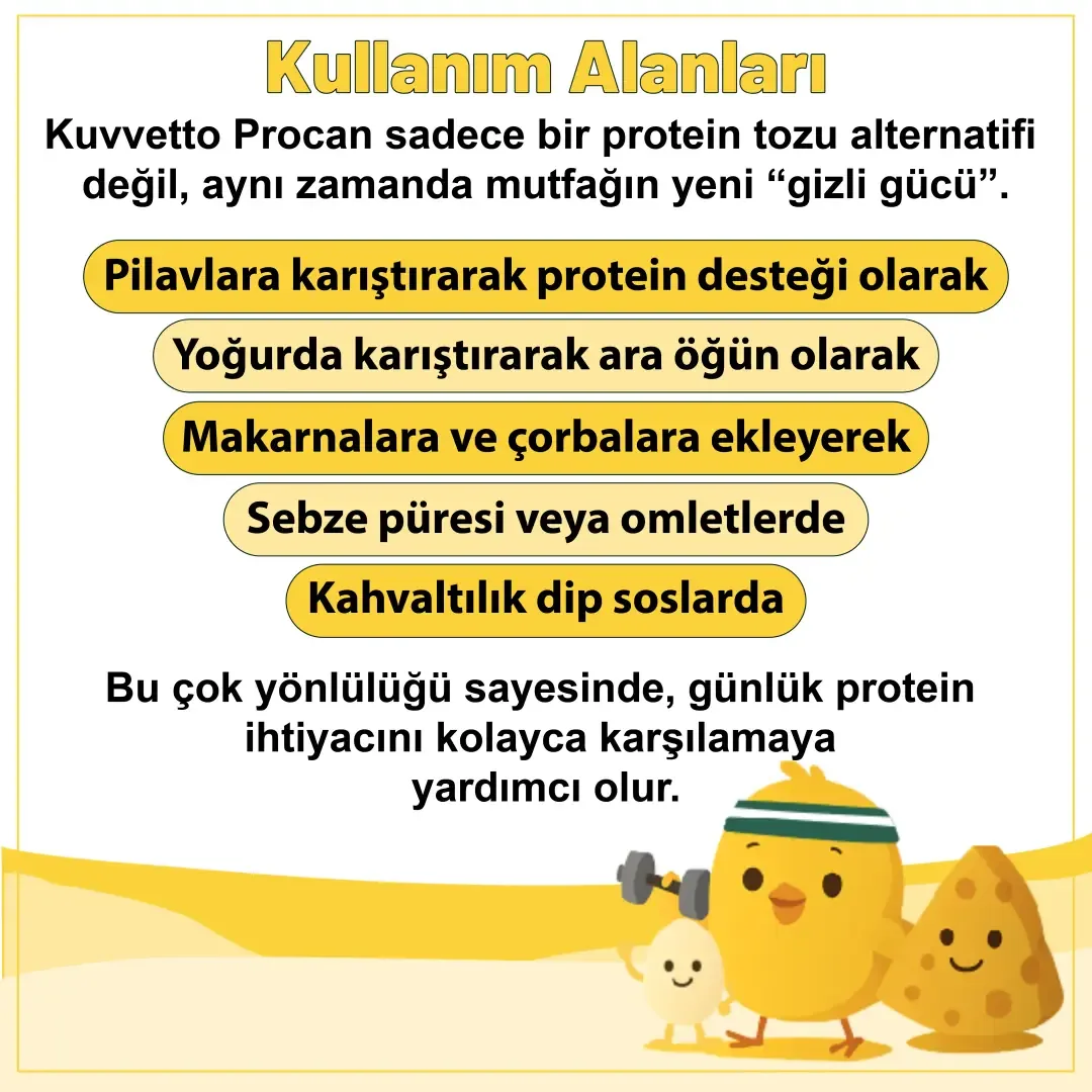 Makarna Lütfen Kuvvetto Procan Yumurta ve Peynir Tozu Karışımı 200 gram