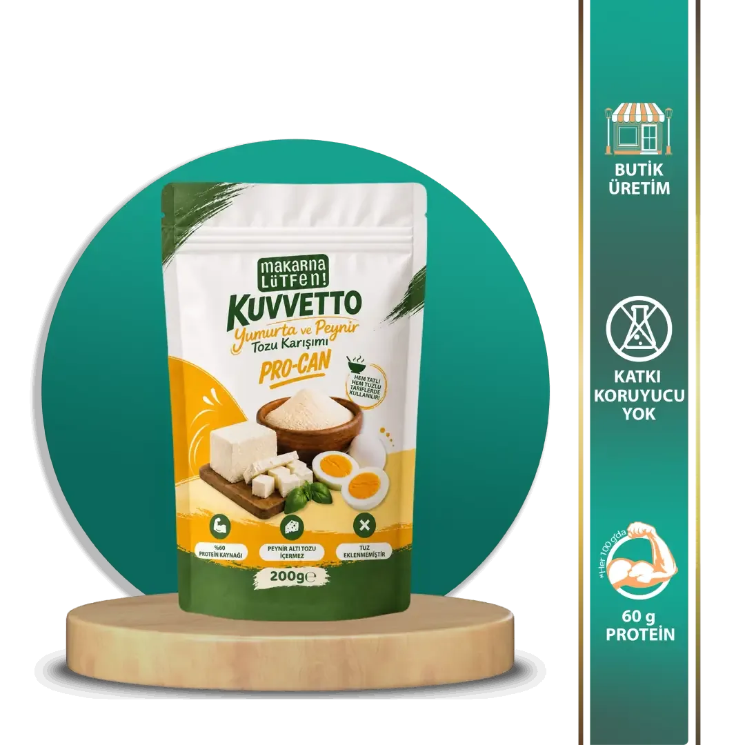 Makarna Lütfen Kuvvetto Procan Yumurta ve Peynir Tozu Karışımı 200 gram