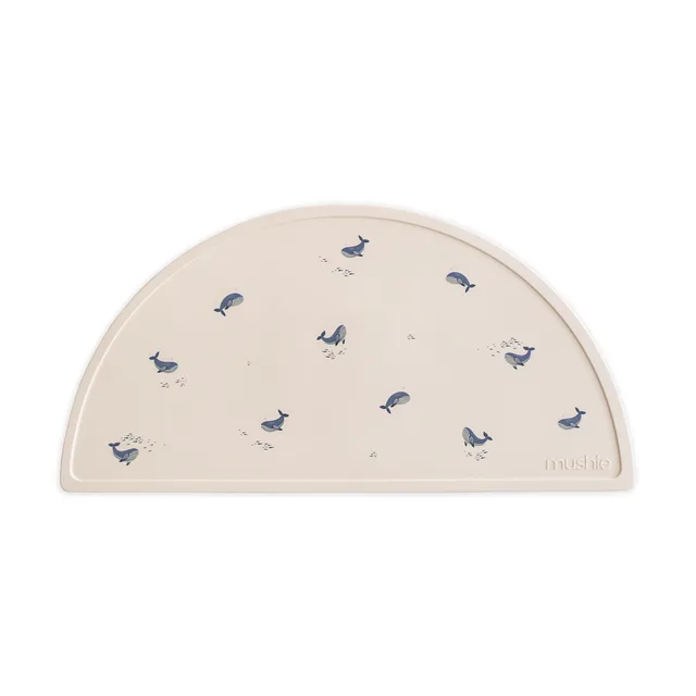 Mushie Silikon Mat - Whales