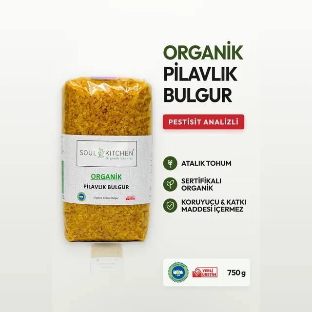 Soul Kitchen Organik Bulgur Pilavlık 750 GR