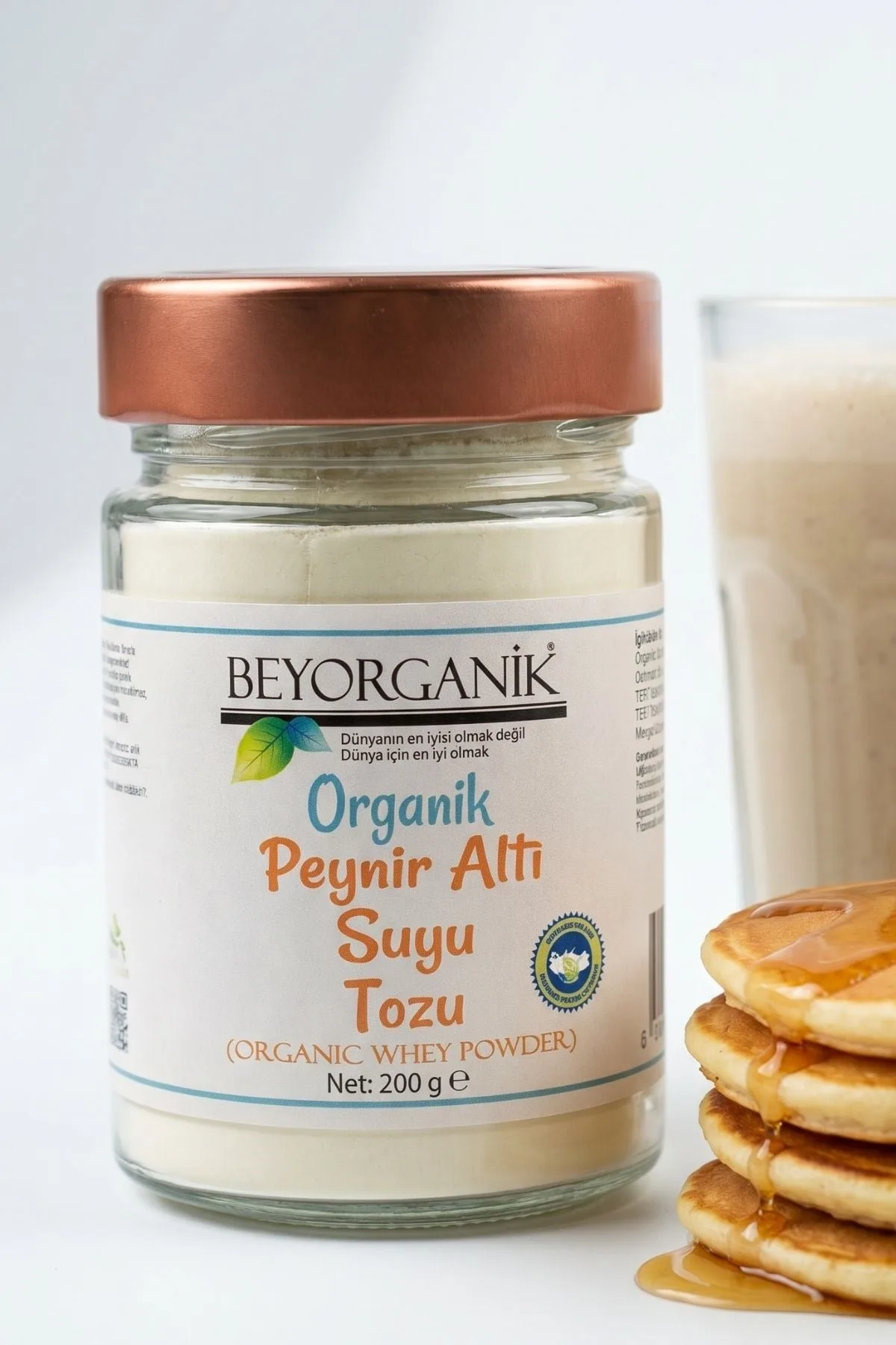 Beyorganik Peynir altı suyu tozu