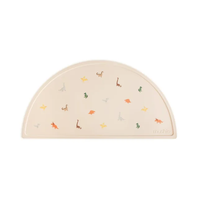 Mushie Silikon Mat - Dinosaurs