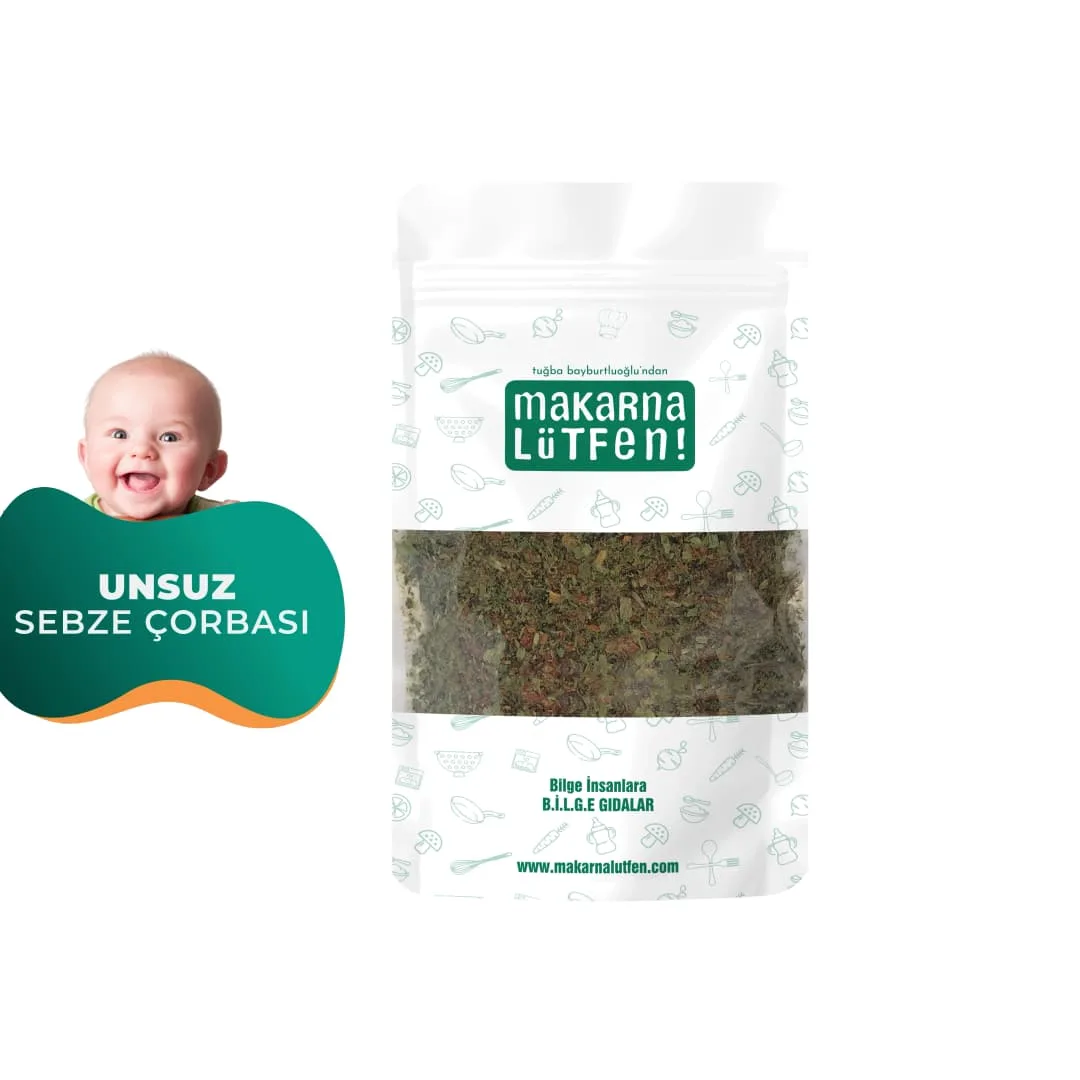 Makarna Lütfen Unsuz Sebze Çorbası (8-10 Ay - 50)