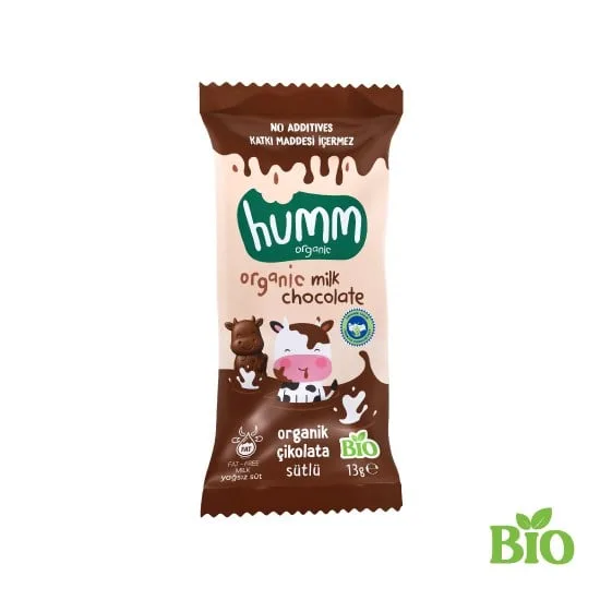 Humm Organik Sütlü Çikolata 13 g