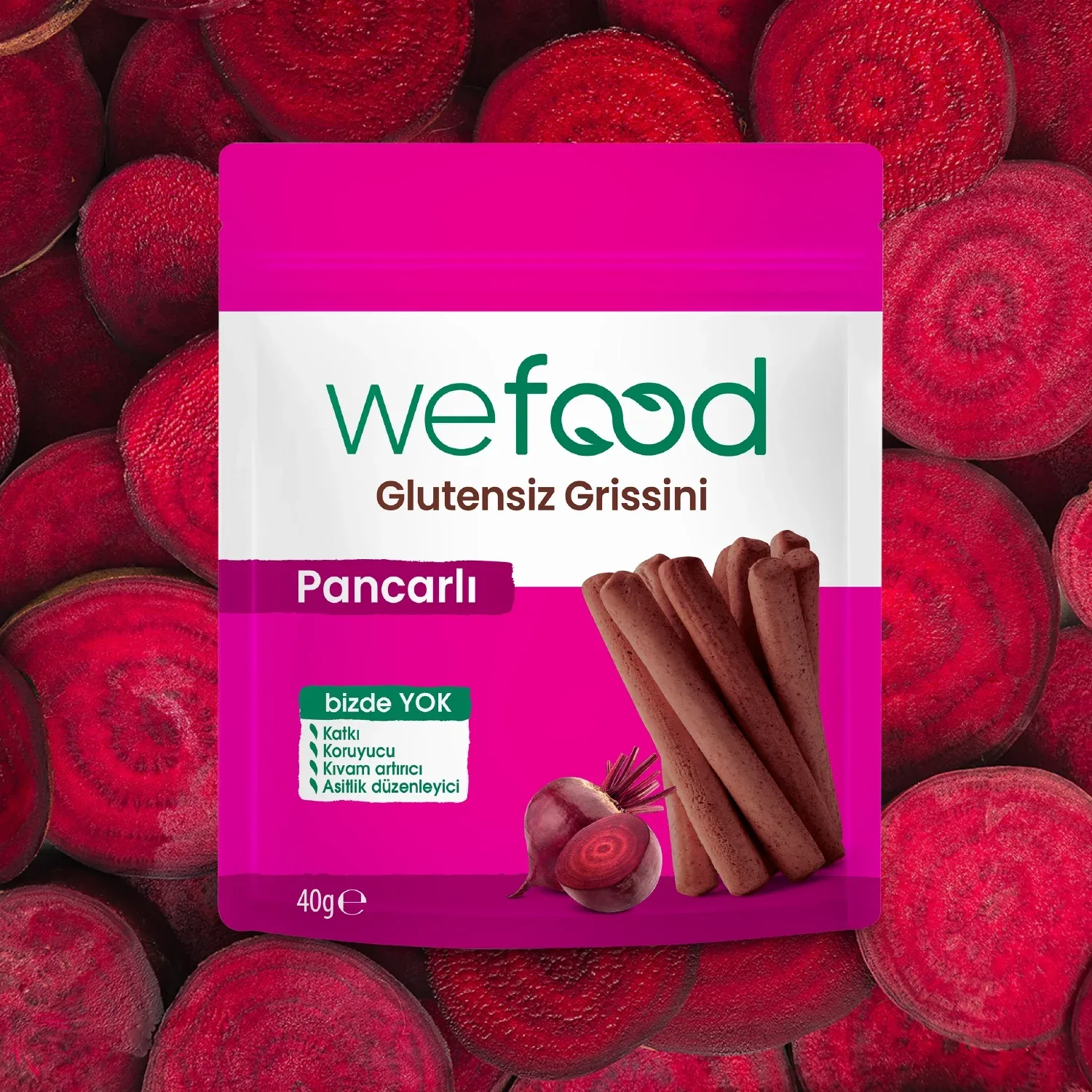 Wefood Glutensiz Pancarlı Grissini