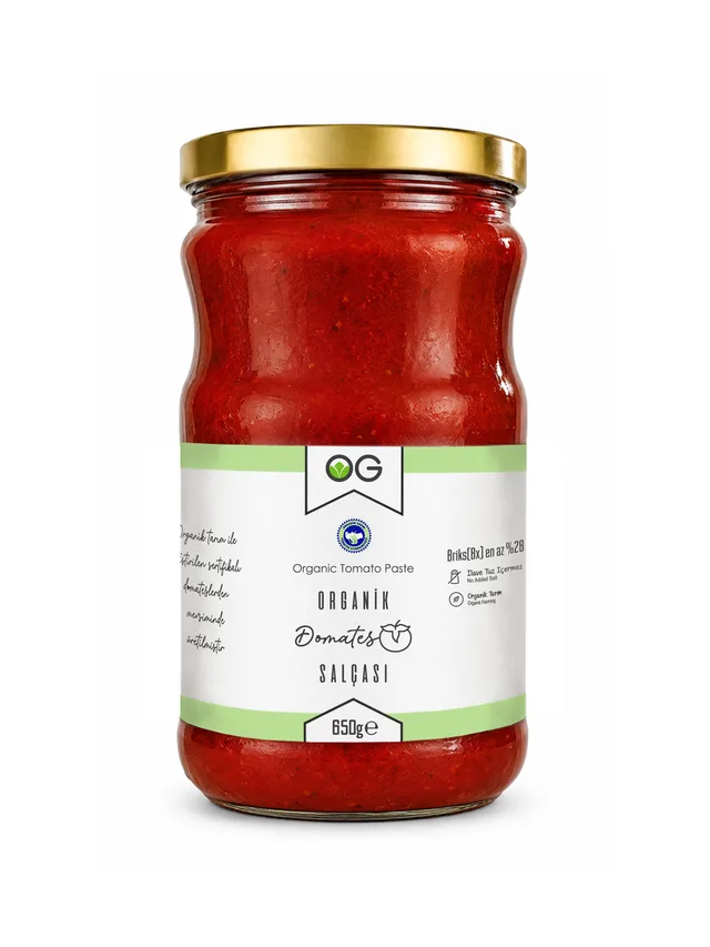 OG Natural Organik Domates Salçası 650