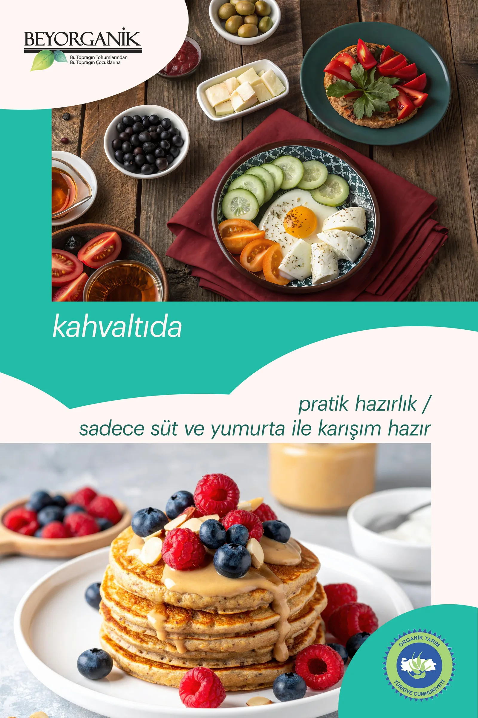 Beyorganik Organik Pankek Karışımı