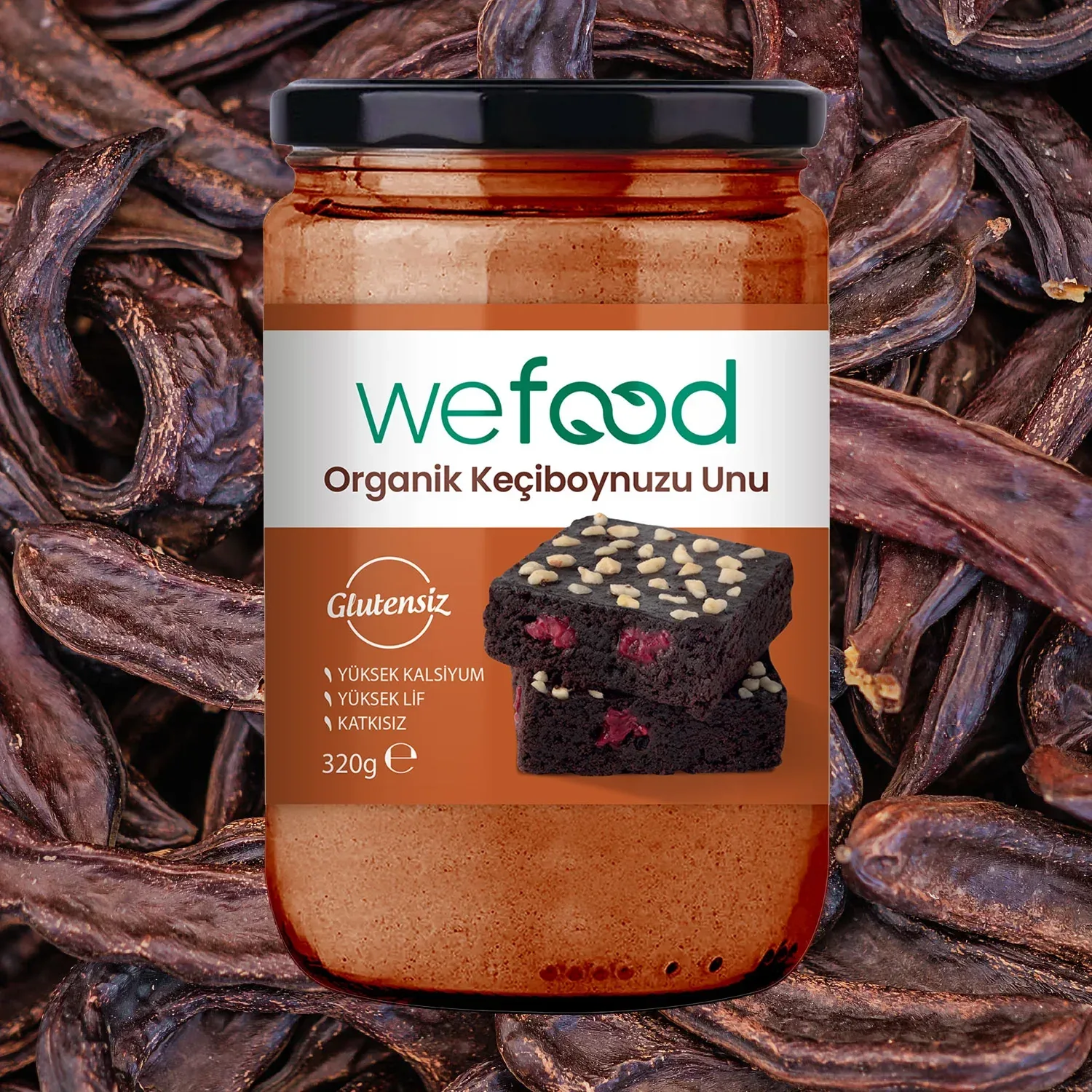 Wefood Organik Keçiboynuzu Unu 320 g