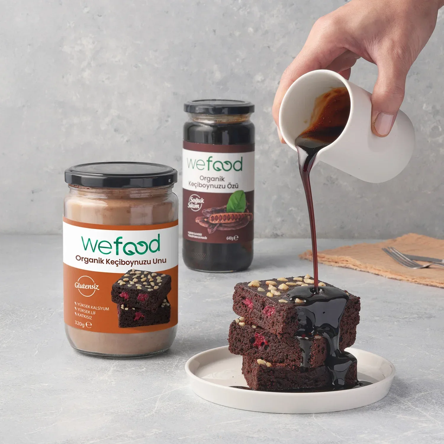 Wefood Organik Keçiboynuzu Unu 320 g