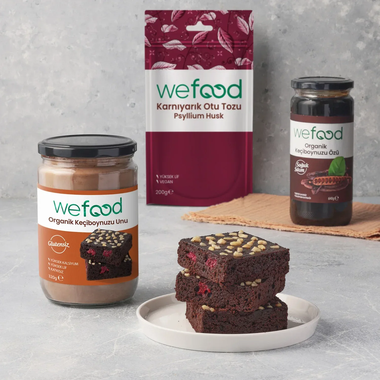 Wefood Organik Keçiboynuzu Unu 320 g