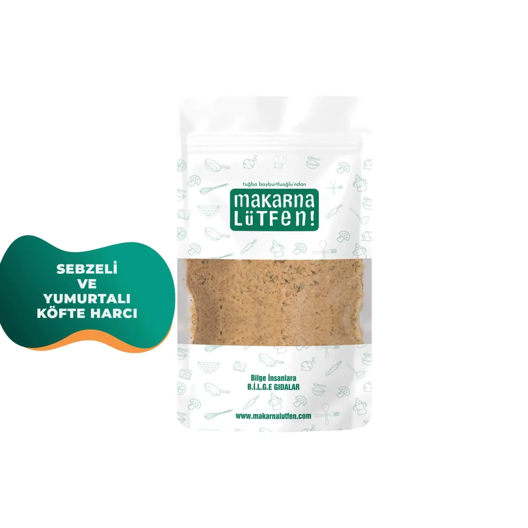 Makarna Lütfen Sebzeli ve Yumurtalı Köfte Harcı