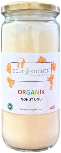 Soul Kitchen organik nohut unu 250 g cam kavanoz