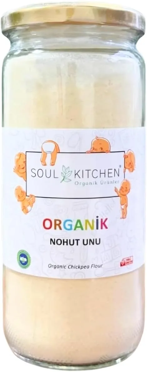 Soul Kitchen organik nohut unu 250 g cam kavanoz