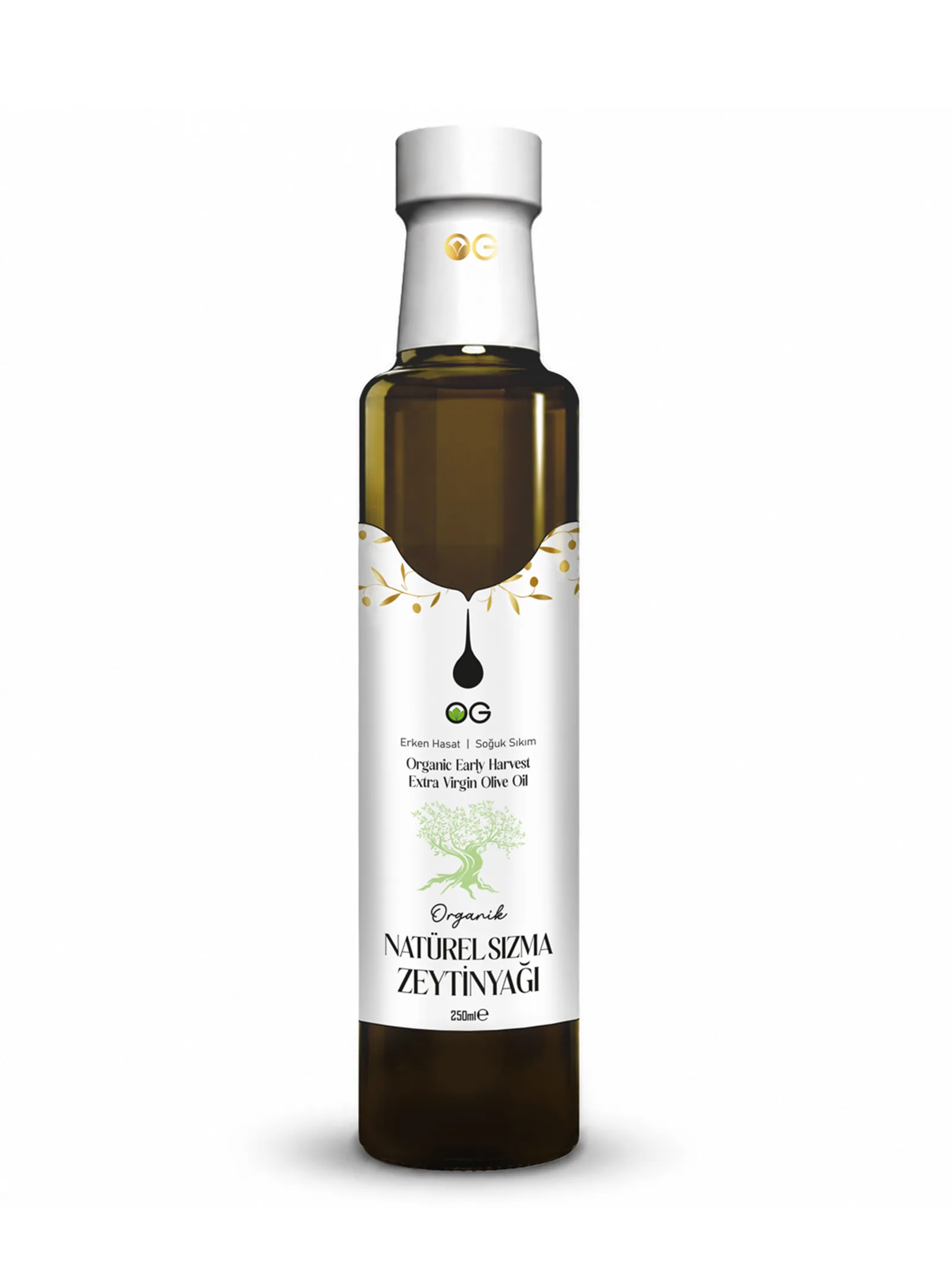 OG Natural Organik Natürel Sızma Zeytinyağı Kaşık Maması 250 ml