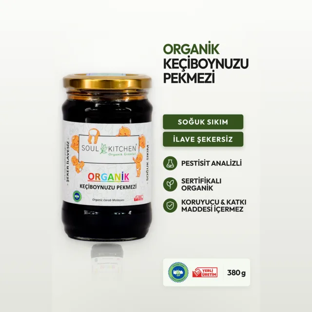 Soul Kitchen Organik Keçiboynuzu Pekmezi 380 GR