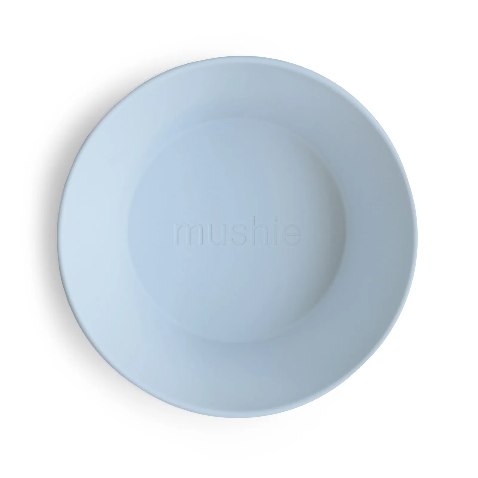Mushie İkili Yuvarlak Yemek Kasesi - Powder Blue