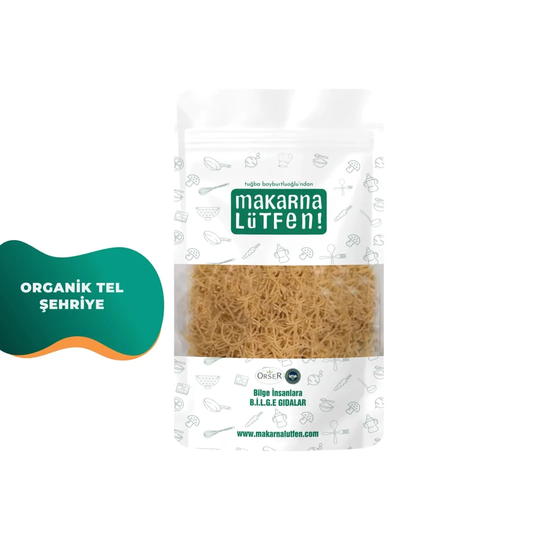 Makarna Lütfen Organik Tel Şehriye (200 gram)