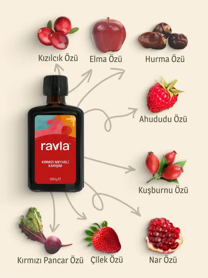 Ravla Kırmızı Meyveli Karışım 330 gram