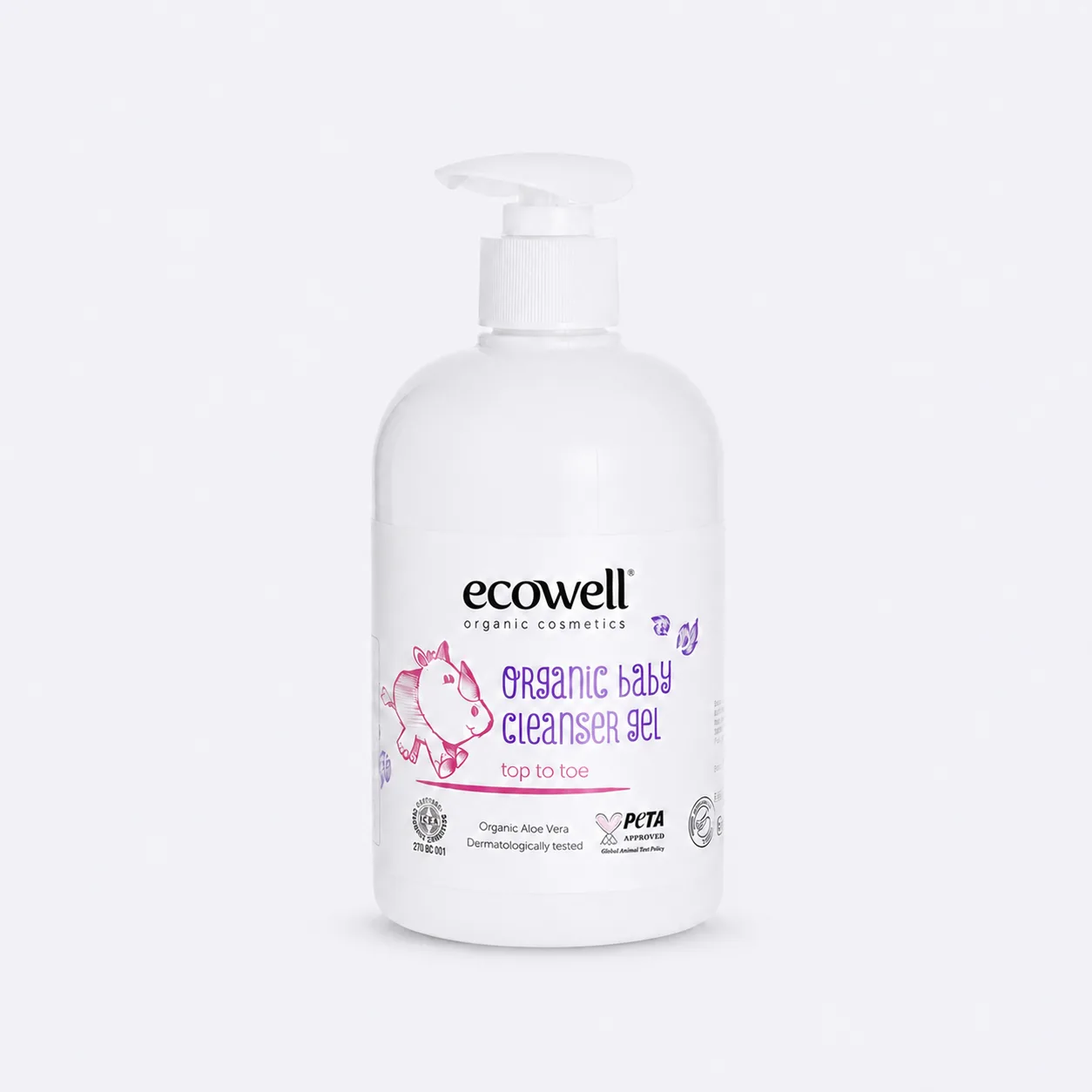 Ecowell Bebek ve Çocuk Temizleme Jeli, Organik