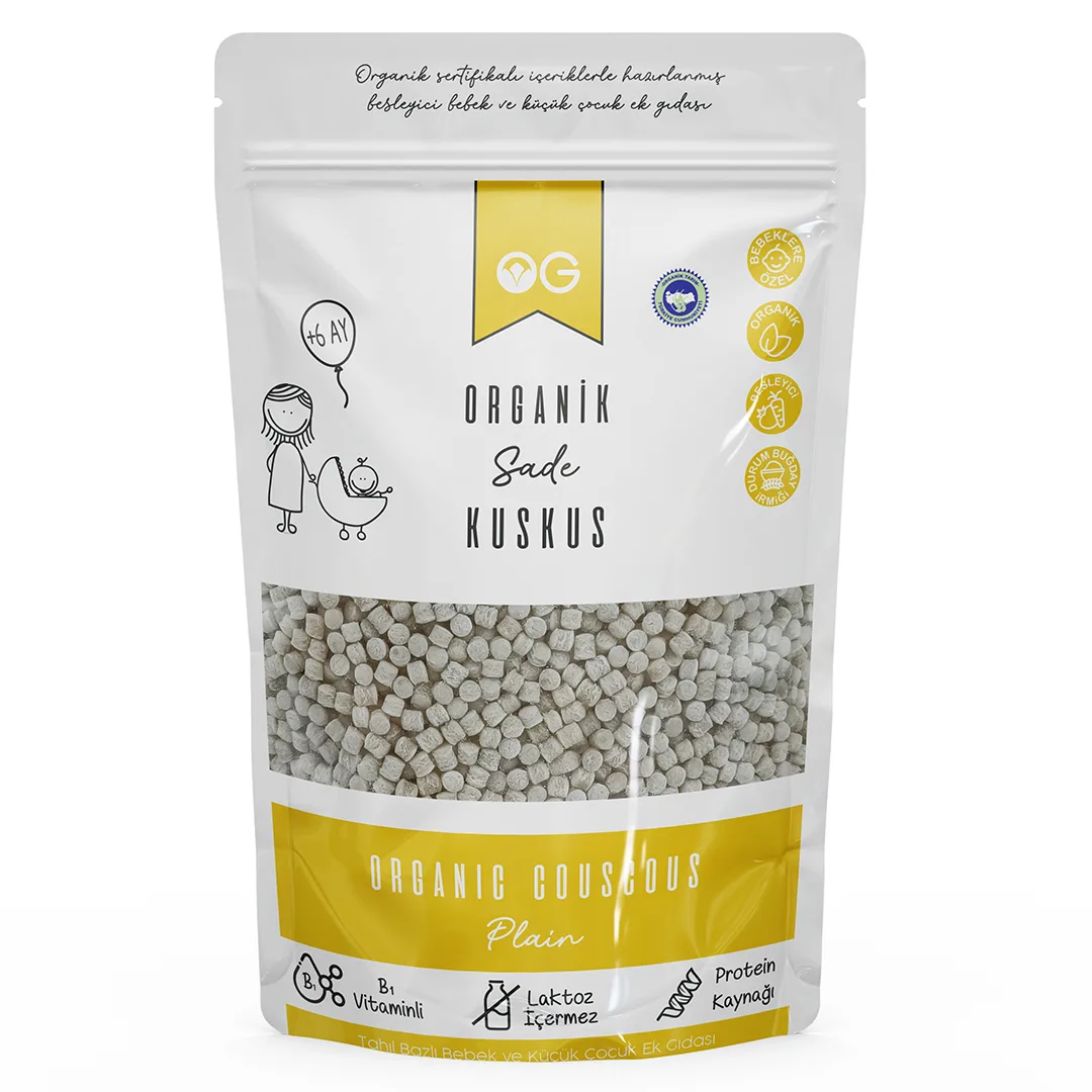 OG Natural Organik Sade Bebek Kuskusu 250 g (6-9 Ay)