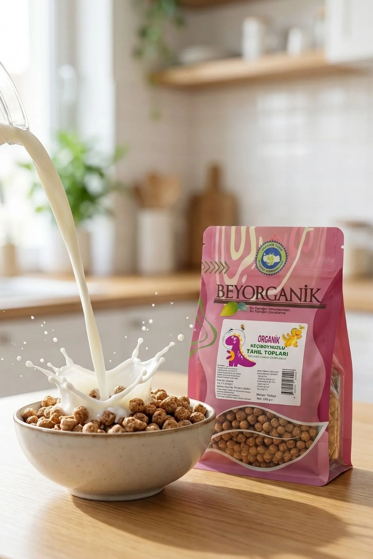Beyorganik Keçiboynuzlu tahıl topları