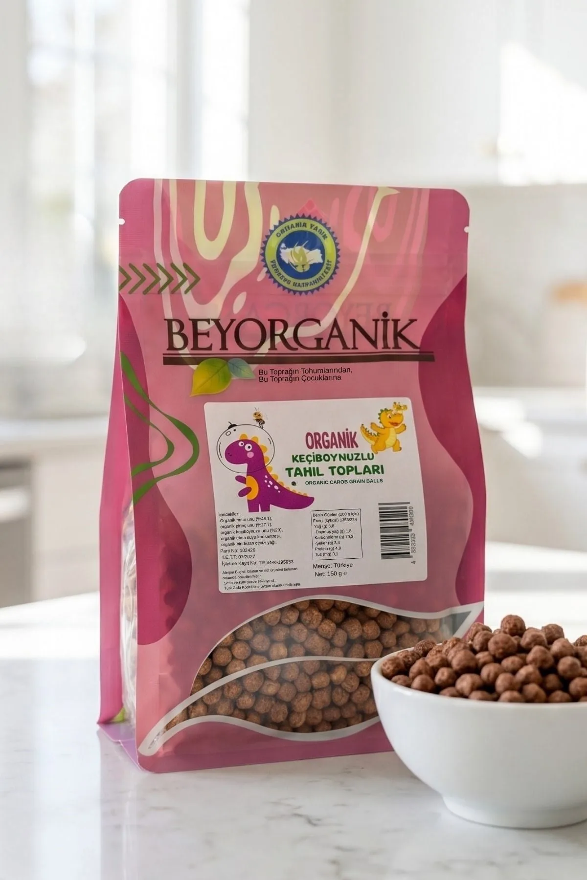 Beyorganik Keçiboynuzlu tahıl topları