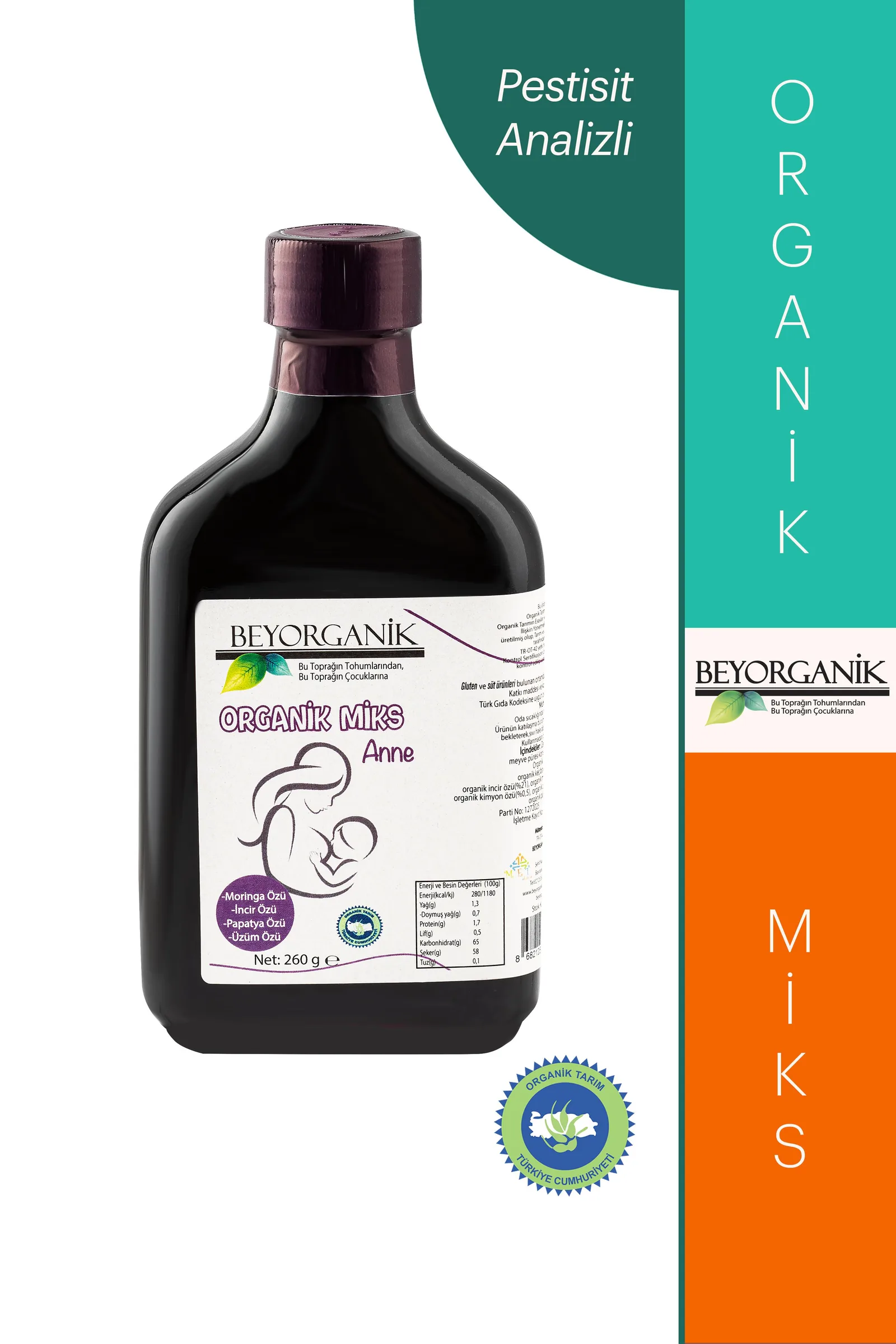 Beyorganik organik Miks Anne 260 g