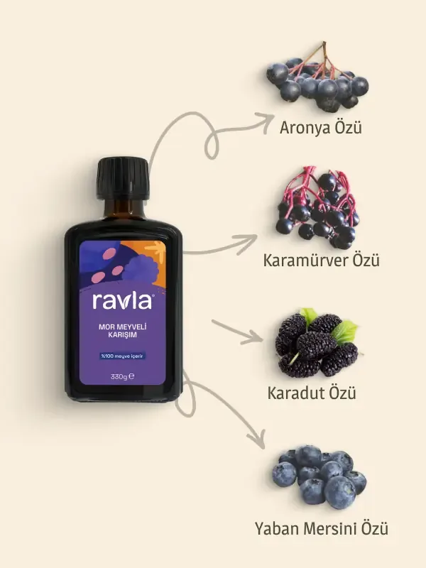 Ravla Mor Meyveli Karışım 330 gram
