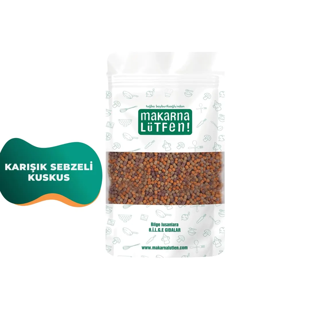 Makarna Lütfen Karışık Sebzeli Kuskus (5 Sebze-250)