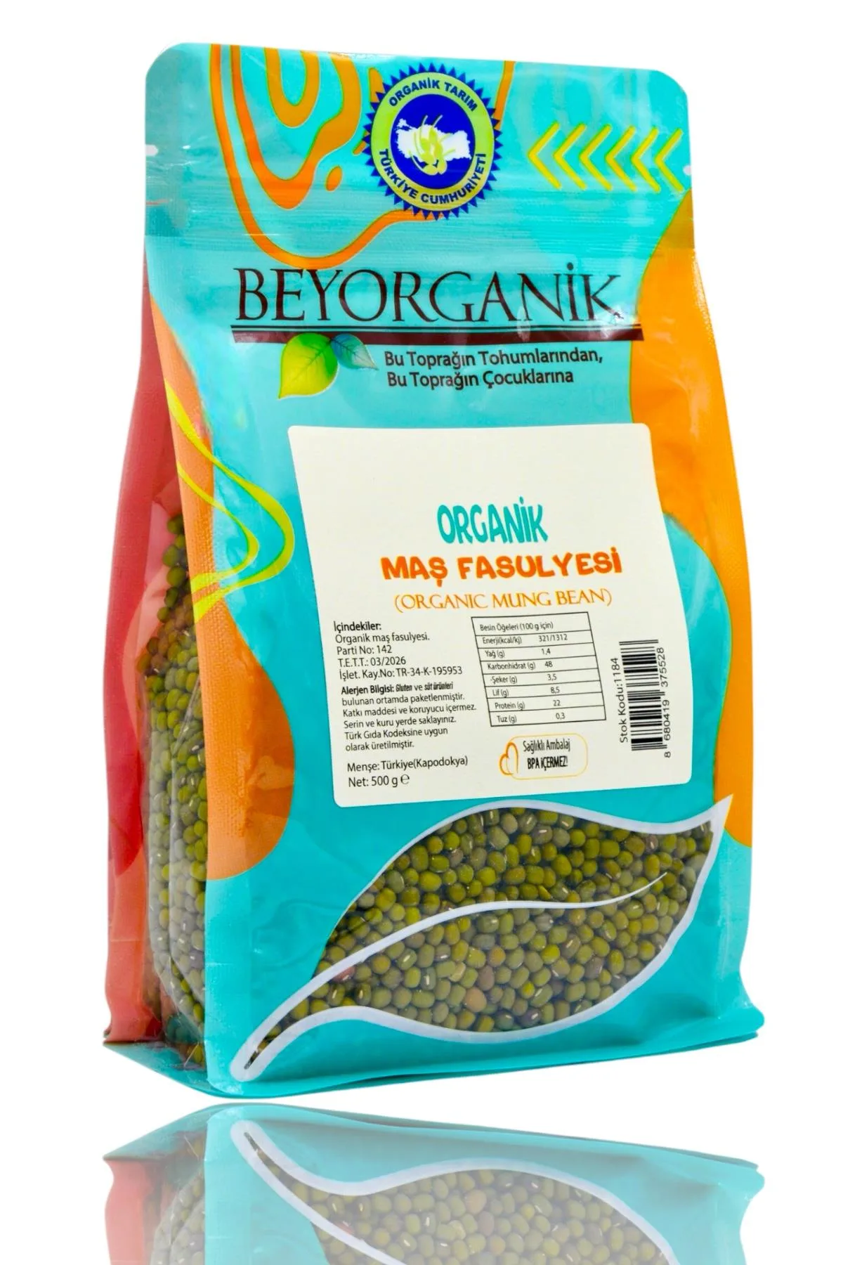 Beyorganik Organik Maş Fasulyesi 500 g