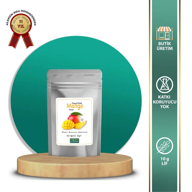 Makarna Lütfen Mango Kuru Meyve Cipsi (Dondurularak Kurutulmuş)